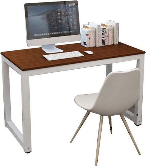 Computer Desk, 43-Inch Wooden Work Desk PC Laptop Desk Game Writing ...