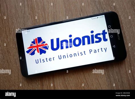 The Ulster Unionist Party (UUP) logo displayed on smartphone Stock ...