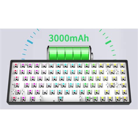 Mua Ready Stockmk Mechanical Keyboard Kit Rgb Light Bluetooth G Wired Three Mode Hot