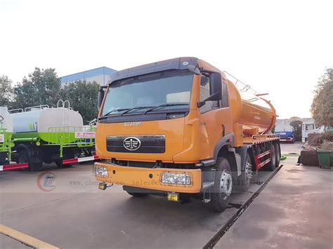 Faw Liters Ton Vacuum Sewage Truck Chengli Special Automobile