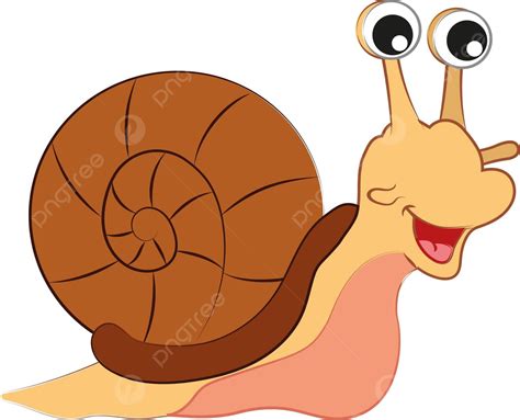 Caracol De Dibujos Animados Vector De Caracol Insecto Caracol Natural