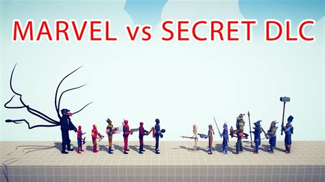 Marvel Team Vs Secret Dlc Team Totally Accurate Battle Simulator Tabs