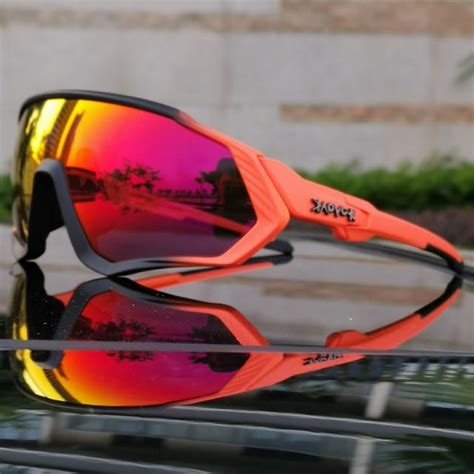 Buy Polarized Cycling Glasses Women Men 5 Lens Road Bike Goggle Bicycle