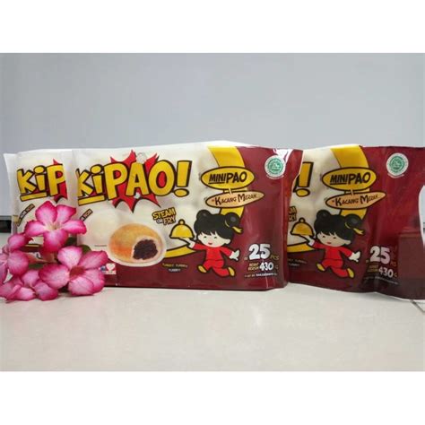 Jual Kipao Minipao Isi 25 Pcs Kacang Merah Shopee Indonesia