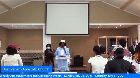 Bethlehem Apostolic Church Sunday Service Youtube