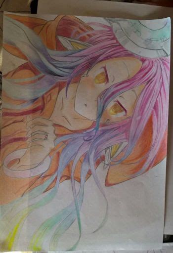 Hola amiguis de amino acá les dejo mi dibujo de shiro de no game no