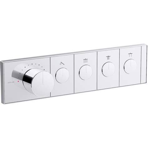 Kohler Anthem Four Outlet Thermostatic Valve Control Panel With