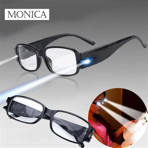 Unisex Multi Strength Reading Glasses With Led Unisex Eyeglasses Spectacle Diopter Magnifier