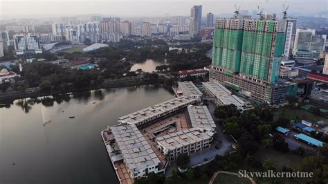 Drone View Over Kelana Jaya New Projects Panorama Residences Plaza