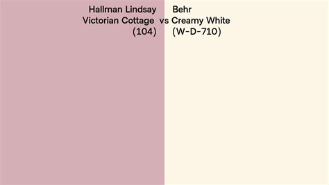 Hallman Lindsay Victorian Cottage Vs Behr Creamy White W D