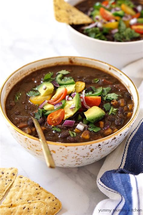 Slow Cooker Black Bean Soup Yummy Mummy Kitchen A Vibrant