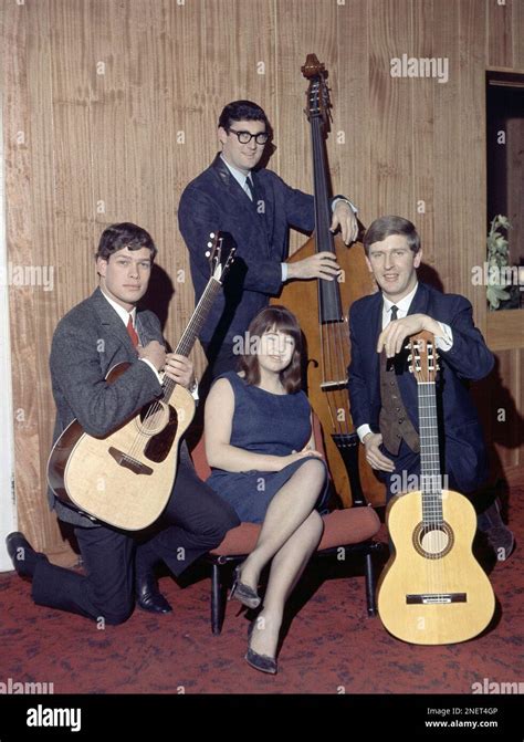 The Australian Singing Group The Seekers Pose For Photographers In