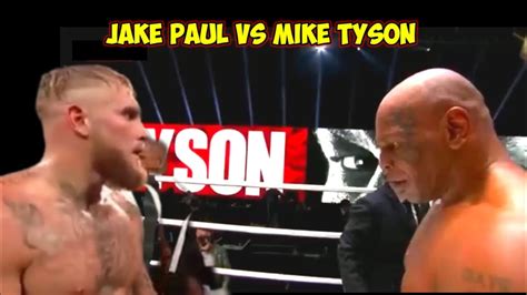 Mike Tyson Vs Jake Paul Duel Akbar Tahun Mike Tyson Menang K O