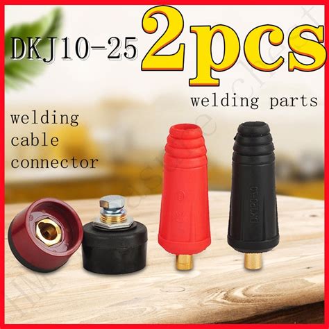 Dkj10 25 European Welding Cable Connector Welding Machine Cable Wire Quick Fitting Male Female