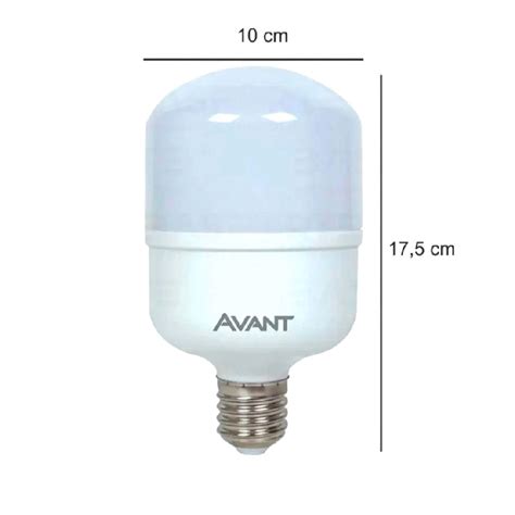 L Mpada Led Bulbo W Avant Luz Branca K Alta Potencia Avant