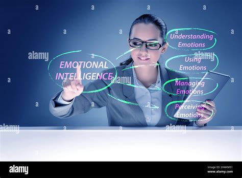 Emotional Intelligence Concept With The Businesswoman Stock Photo Alamy