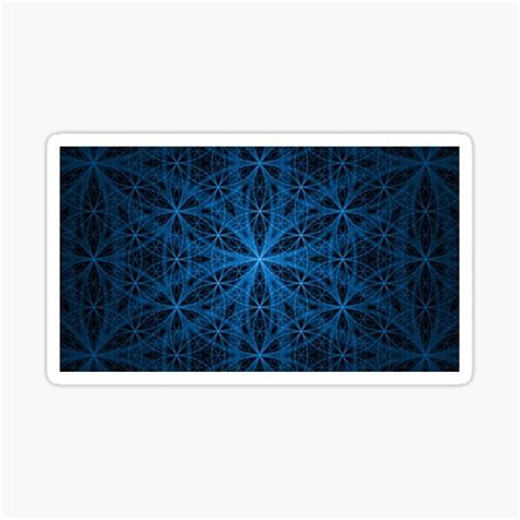 D Sacred Geometry God Molecule Dmt Inspired Art Sticker For Sale By