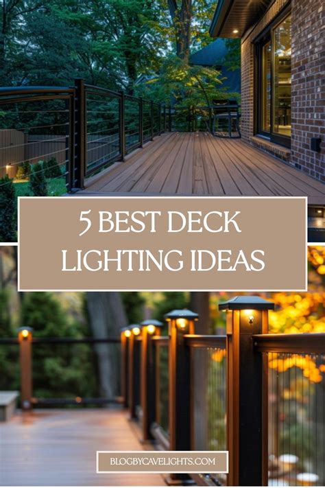 Best Deck Lighting Ideas In Cool Deck Deck Lighting Railings