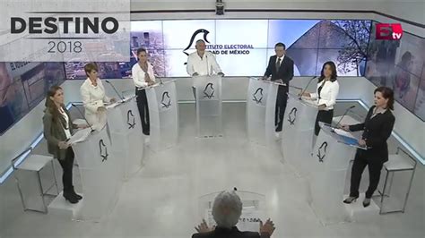 Primer Debate Entre Candidatos A La Jefatura De Gobierno De La Cdmx