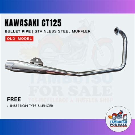 Kawasaki Bajaj Ct Old Model Bullet Pipe Type Muffler For Ct Old