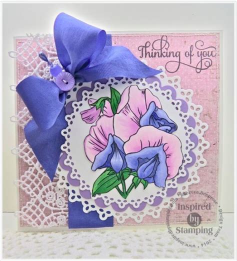 Sweet Peas By Rebeccadeeprose At Splitcoaststampers