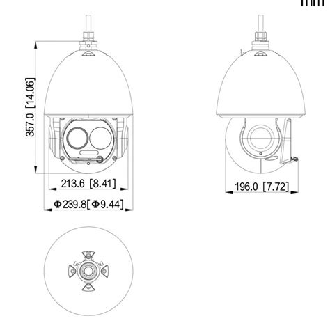 Dahua TPC SD5441 B25 Dôme Hybride PTZ IP DOUBLE Thermique