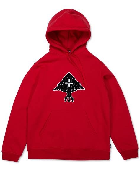 Lrg Mens All Tree Regular Fit Fleece Logo Hoodie Macys Hoodies