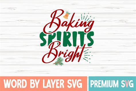 Baking Spirits Bright Svg Graphic By Emdgraphic Creative Fabrica