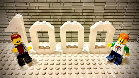 Lego City Stop Motion 1000 Subscribers Celebration Lego Police