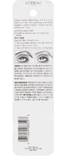 L Oreal Paris Brow Stylist Blonde Brow Shaping Duet 2 Ct Kroger