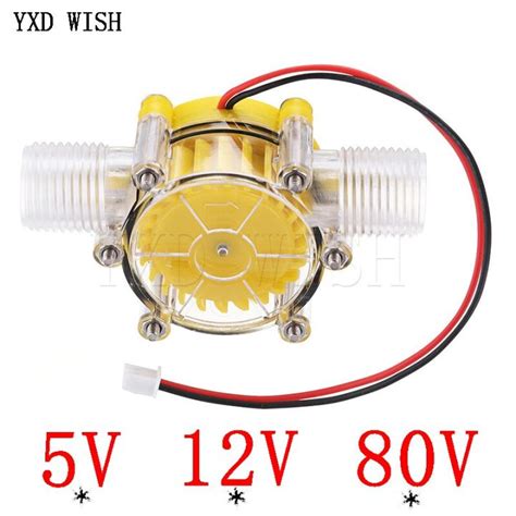 DC 5V 12V 80V 10W Water Flow Pump Mini Hydro Generator Turbine Flow