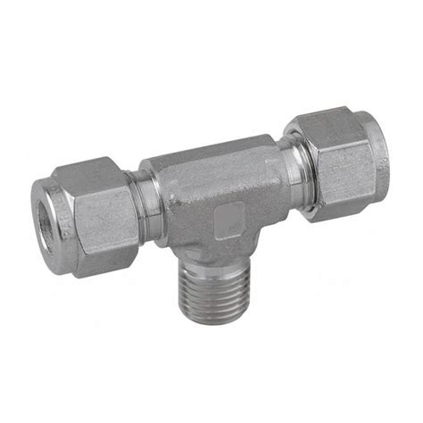 CONECTOR TEE 1 2 OD X 1 2 NPT X 1 2 OD METAL VZ Controles Industriales