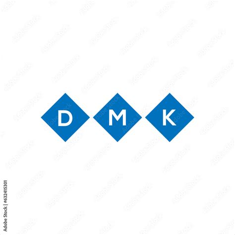 DMK letter technology logo design on white background. DMK creative ...