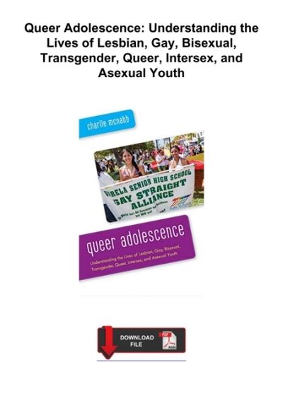 Book READ Queer Adolescence Understanding The Lives Of Lesbian Gay Bisexual Transgender
