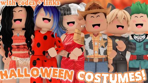 10 Roblox Halloween Costumes With Codes Links Youtube