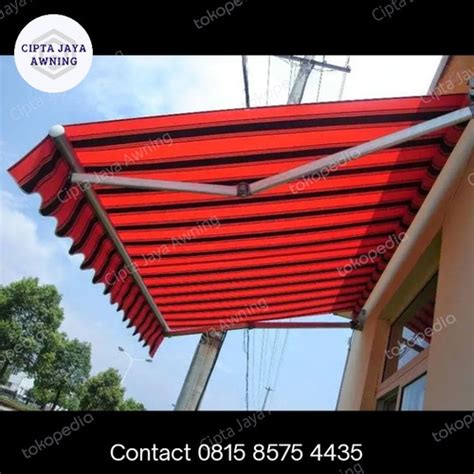 Jual Awning Gulung Lipat Manual Atau Otomatis Canopy Kain Berkualitas