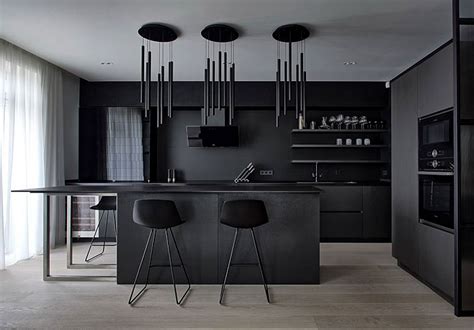 80 Black Kitchen Cabinets The Most Creative Designs And Ideas Interiorzine