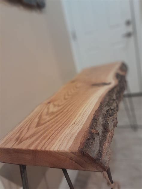 Live Edge White Oak High Top Etsy