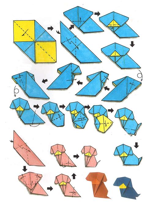 ORIGAMI STEP BY STEP DIAGRAMS « EMBROIDERY & ORIGAMI