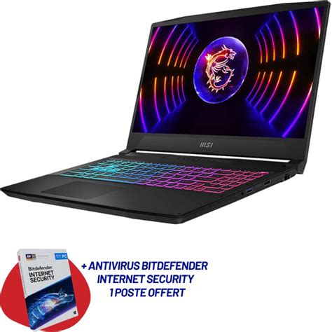 Pc Portable MSI Gaming KATANA 17 B12VEK 419XFR I5 12450H RTX 4050