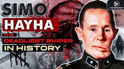 Simo Hayha The Deadliest Sniper In History Youtube