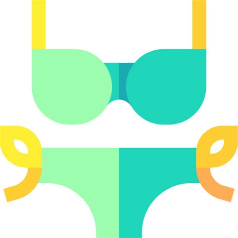 Bikini Basic Straight Flat Icon