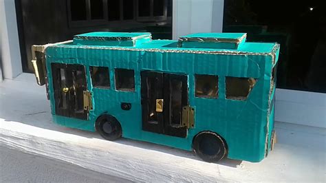 Cardboard Bus With Folding Doors Part 2 Youtube