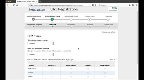 Como Registrarse Y Pagar El Sat Get Ready Youtube