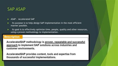 ASAP Methodology For Implementing SAP System PPT