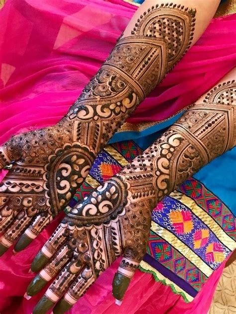 Glimmer Floral Pattern Bridal Mehndi Designs Floral Pattern Bridal