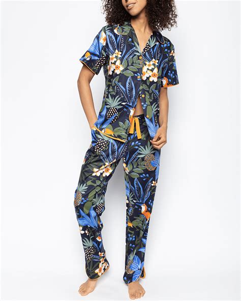 Sierra Toucan Print Pyjama Set TKD Lingerie