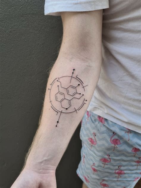 Testosterone Structure Tattoo