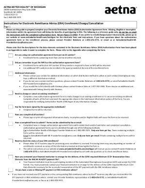 Fillable Online AETNA BETTER HEALTH OF MICHIGAN Accessible PDF Fax