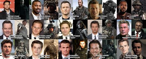 Cast for the original Call Of Duty Modern Warfare trilogy : r/Fancast